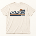 Lake Ontario EST. 1656 Vintage Unisex T-Shirt — Ivory — front view