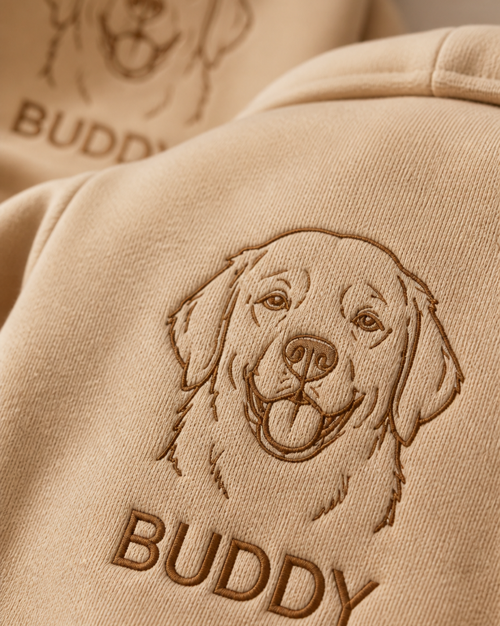 Custom Matching Owner & Pet Embroidered Hoodie Set product image 3