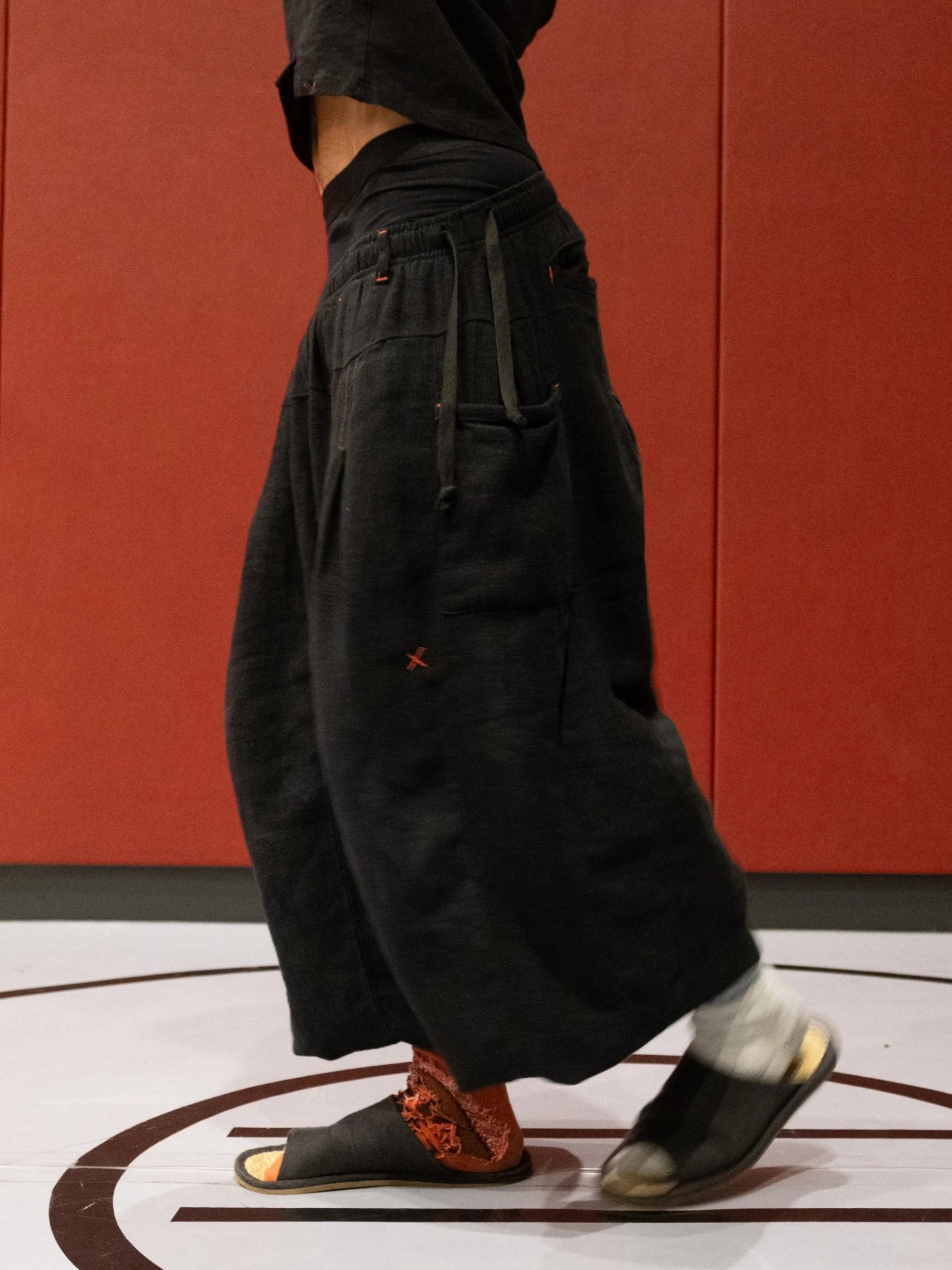 Flax Pleated Wide Leg Pants