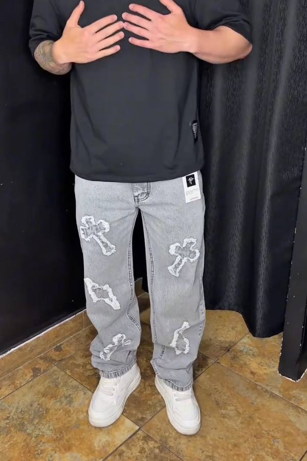 Retro Casual Baggy Jeans