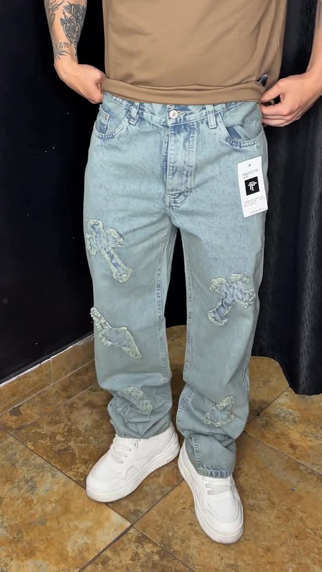 Retro Casual Baggy Jeans