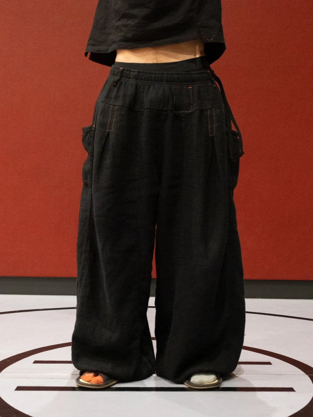 Flax Pleated Wide Leg Pants