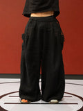 Flax Pleated Wide Leg Pants