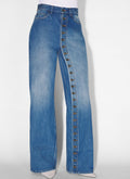 Chic Multi-Button Jeans
