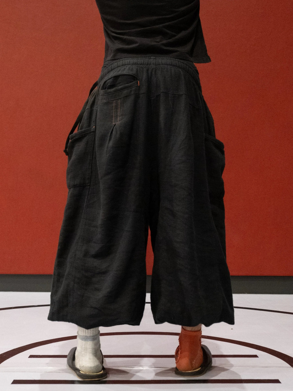 Flax Pleated Wide Leg Pants