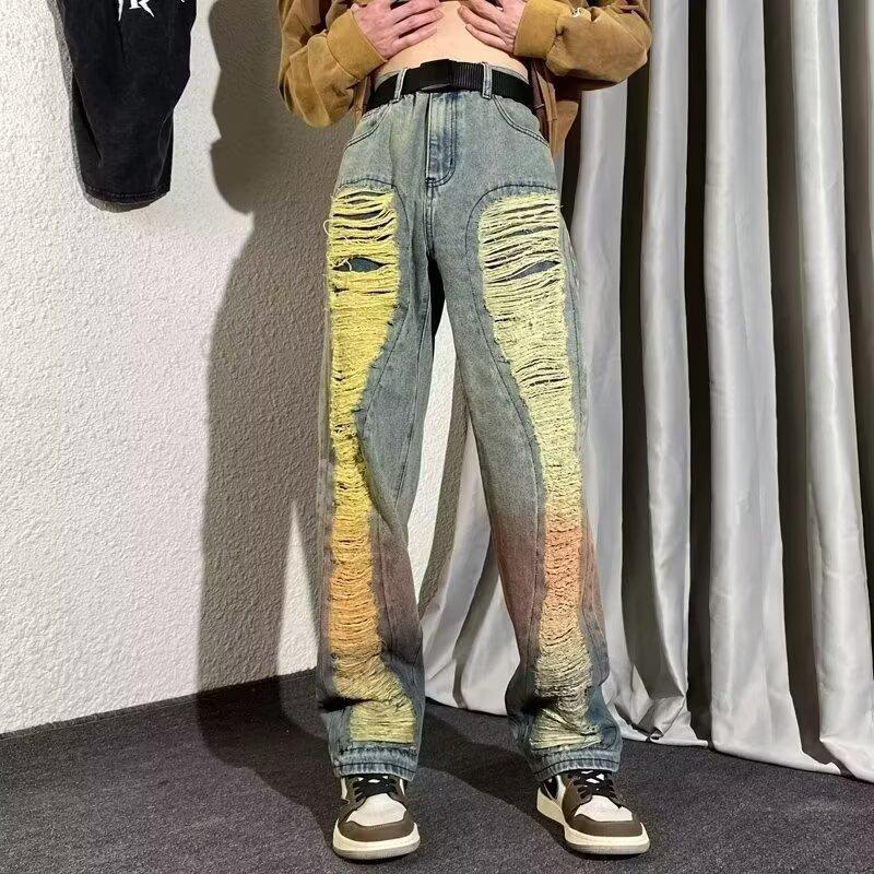 Men's Ripped Vintage Jeans