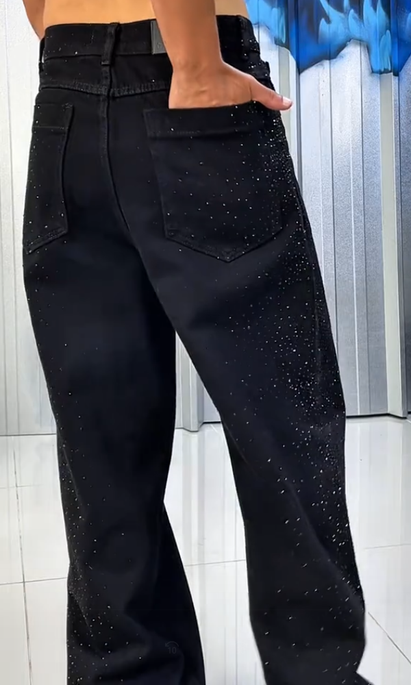 Shiny Men's Casual Loose Jeans