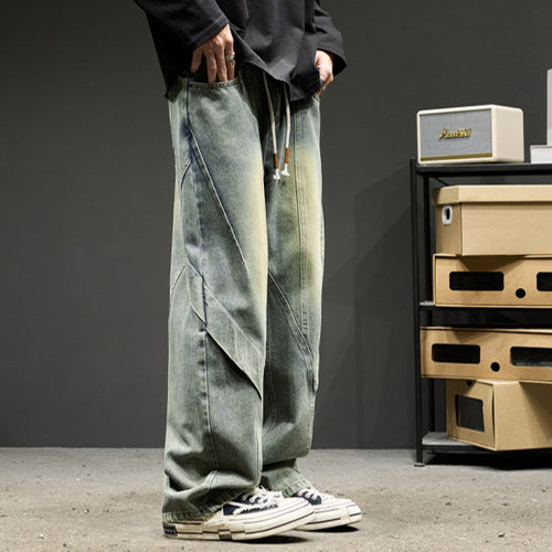 Men's Loose Cargo Jeans