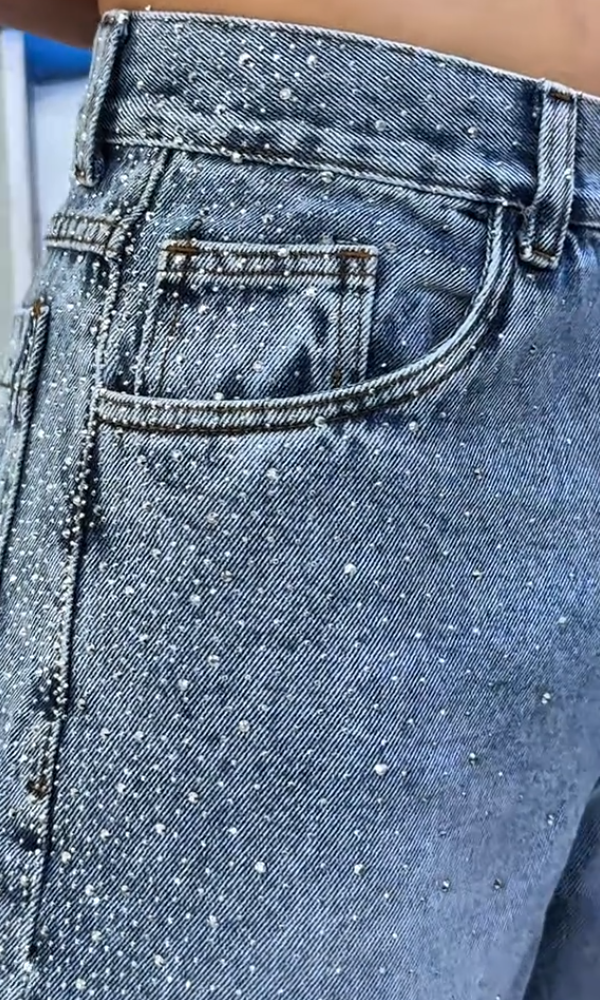 Shiny Men's Casual Loose Jeans