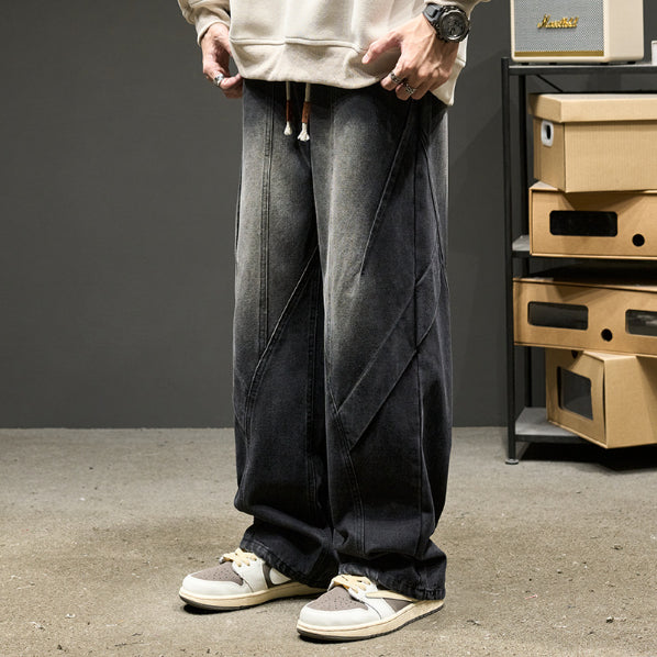 Men's Loose Cargo Jeans